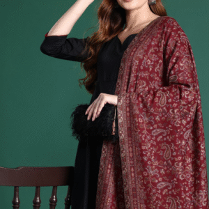 Pashmkala – Women Floral Woven Design Shawl