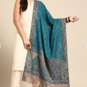 Pashmkala Women Jamawar Border Shawl