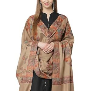 Pashmkala Women Ply Wool Floral Shawl